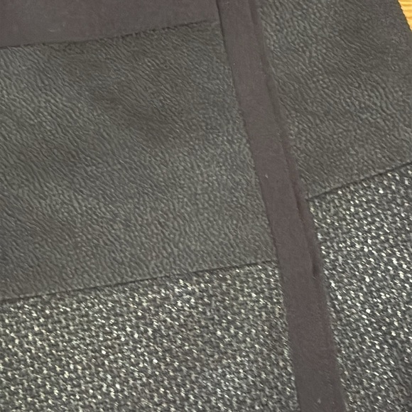 White House Black Market black multi textured mini midi Pencil Skirt metalic 4 - Picture 4 of 6